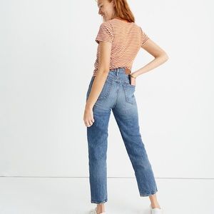 Madewell classic straight leg jeans